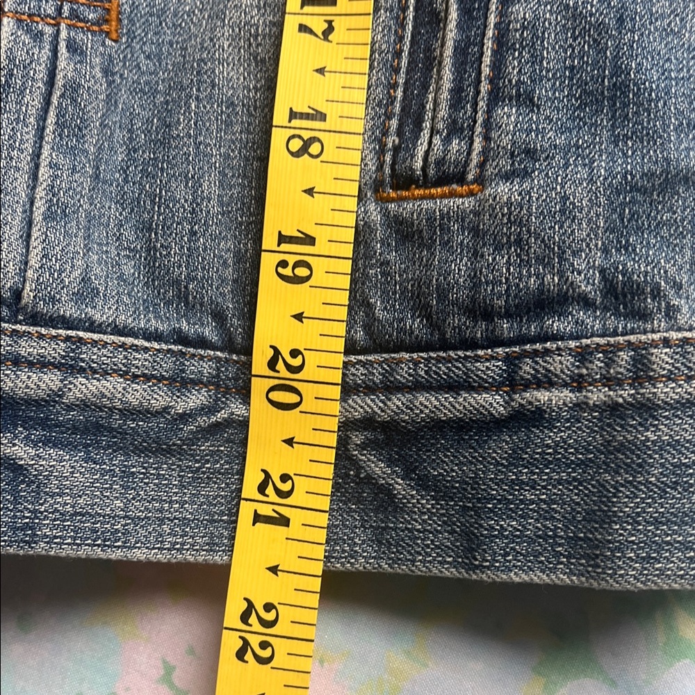 J.Crew | Denim Jacket XS Sanded Blue Japanese Cotton Distressed Classic‎ - Picture 8 of 9